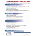 Robbery procedures poster